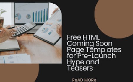 Free HTML Coming Soon Page Templates for Pre-Launch Hype and Teasers