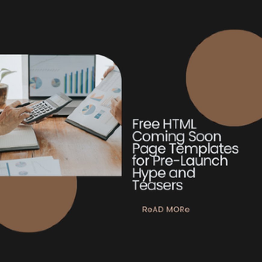 Free HTML Coming Soon Page Templates for Pre-Launch Hype and Teasers
