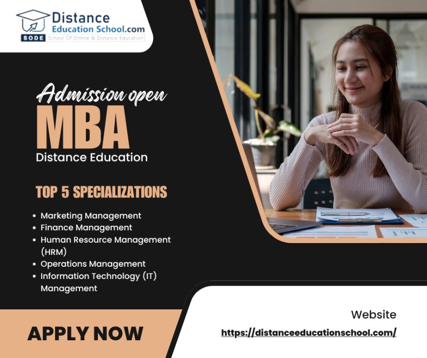 UGC-Recognized Universities Offering MBA Distance Course