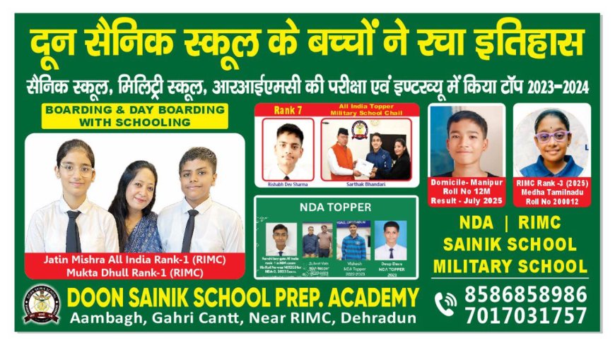 Join Divya Mam Best RIMC Coaching in Dehradun