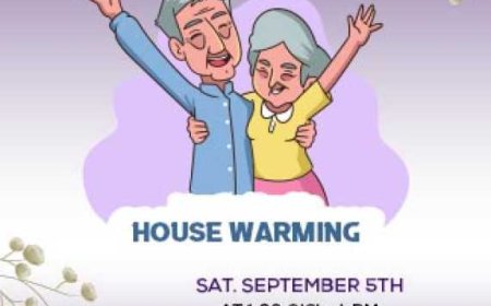 House Warming & Griha Pravesh Invitation Card in English