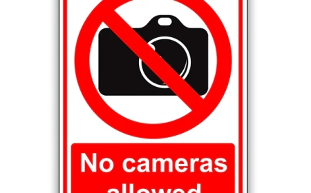No Camera Sign: A Clear Symbol for Protecting Privacy and Security