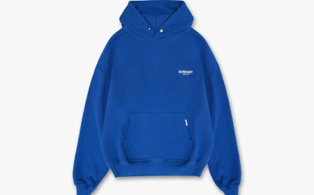 The Bold Simplicity of the Blue Represent Hoodie: A Streetwear Icon in the Making