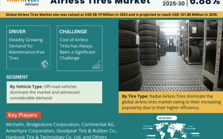 Global Airless Tires Market 2025 – Geographical Analysis, Latest Technology, Investment Opportunities, Future Trends and Outlook 2030