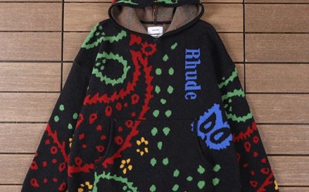 Rhude Clothing and the Iconic Rhude Hoodie: A Symbol of Modern Streetwear
