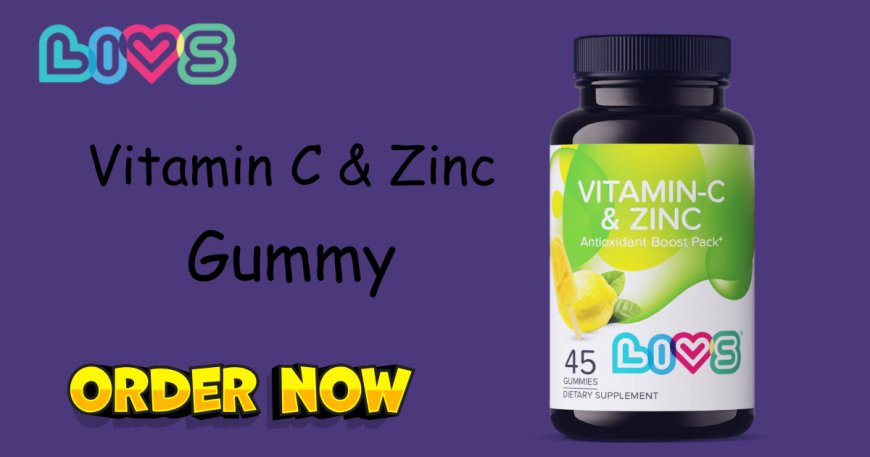 Vitamin C and Zinc Gummies for Adults | LIVS Gummies