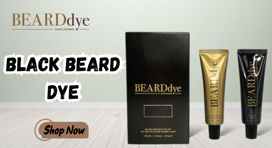 Natural Black Color For Beard | Luxury Beard Color by Beard Dye