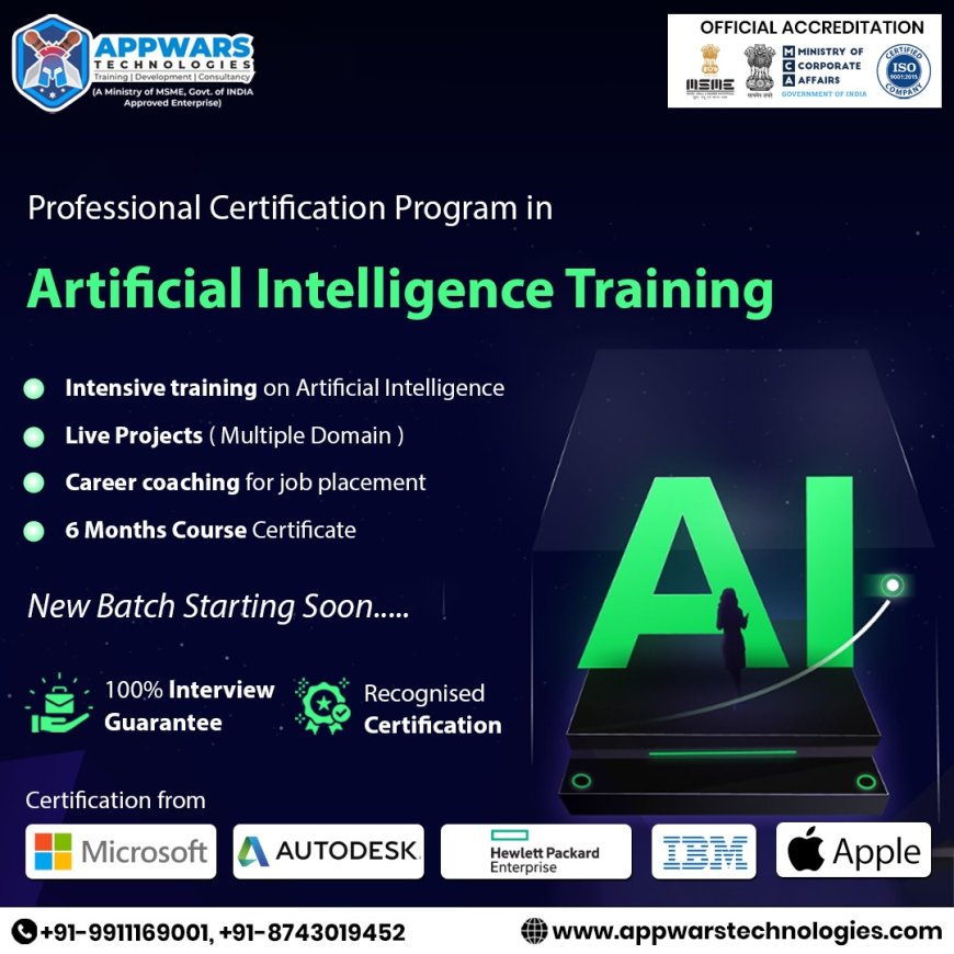 Step Into Tomorrow: Why Noida Is the Place to Learn AI Today