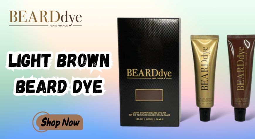 Master Beard Color Light Brown – Effortless Grooming with Beard Dye